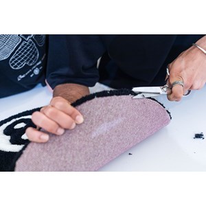 Atelier - tufting - bordeaux