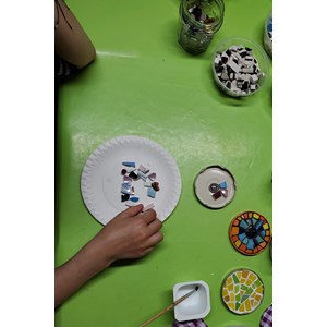 Atelier - mosaïque - bordeaux