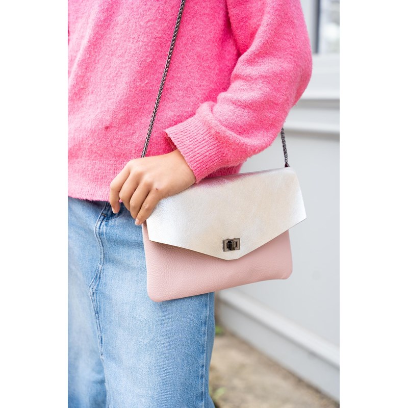 Atelier - pochette en cuir - bordeaux