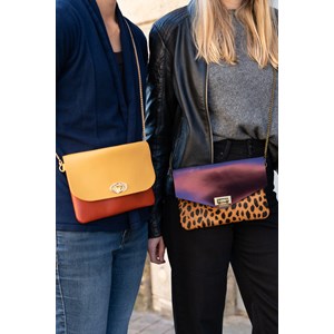 Atelier - pochette en cuir - bordeaux