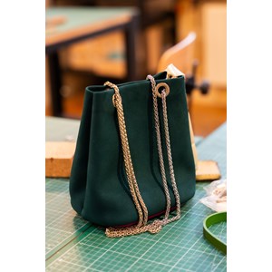 Atelier - sac en cuir - bordeaux