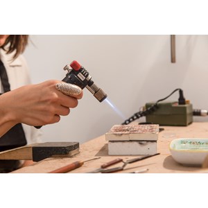 Atelier - créoles en laiton - nantes