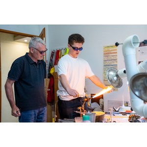 Atelier - filage de verre - lille