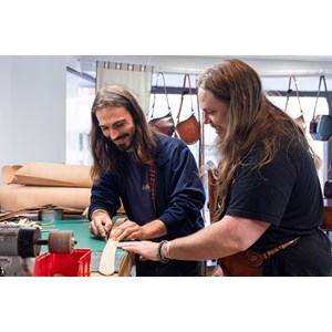 Atelier - ceinture - bordeaux