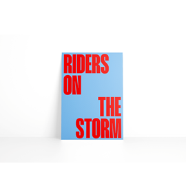 Carte de vœux - riders on the storm