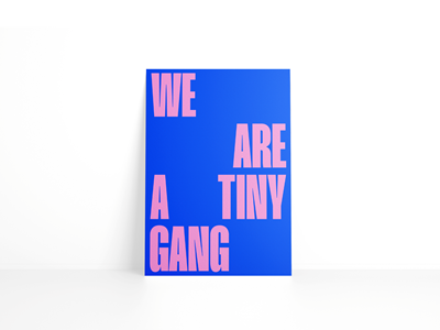 Carte de vœux - tiny gang