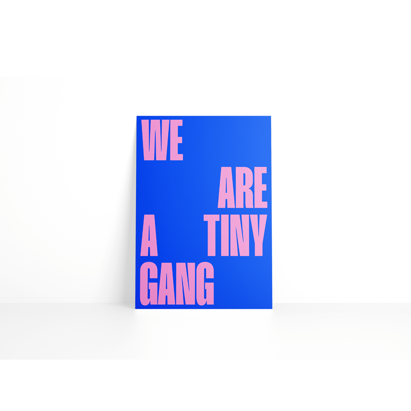 Carte de vœux - tiny gang
