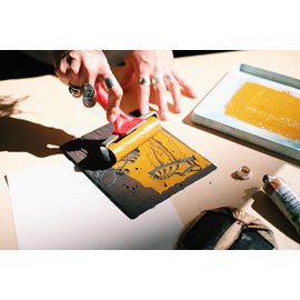 Atelier - linogravure - marseille