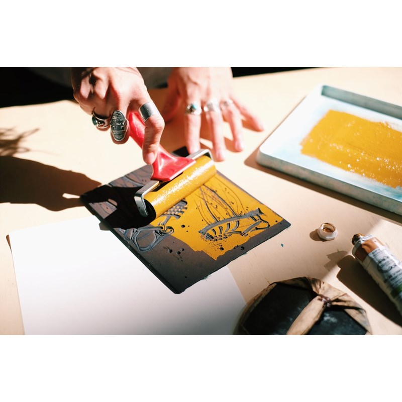 Atelier - linogravure - marseille