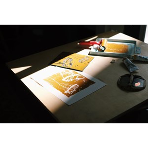 Atelier - linogravure - marseille