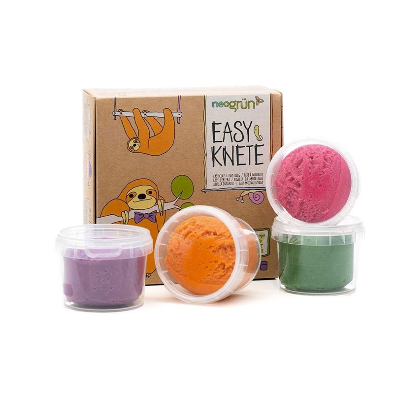 Set de 4 pots de pâte à modeler lok (Neogrün) - Image 2