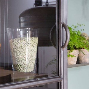 Petit vaisselier en métal locker