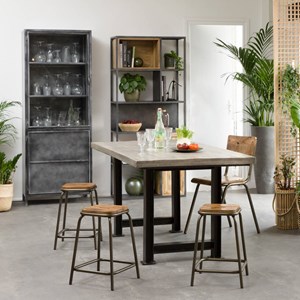 Petit vaisselier en métal locker