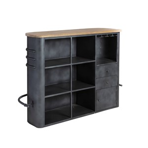 Meuble bar en métal