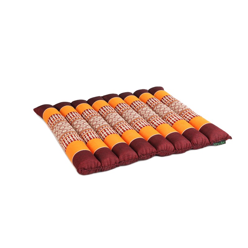 Coussin yoga plat orange