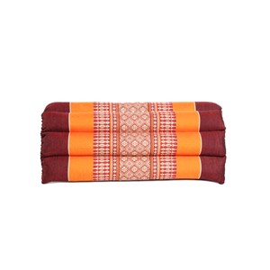 Coussin yoga plat orange