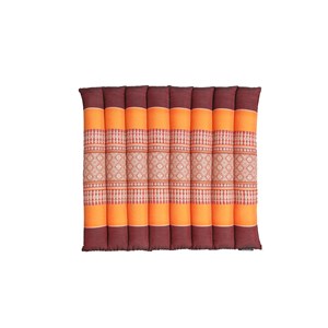 Coussin yoga plat orange