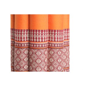 Coussin yoga plat orange