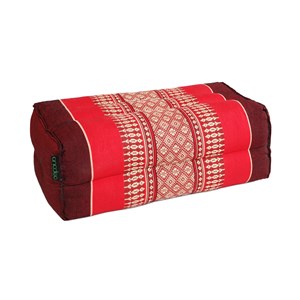 Lot 2 coussins yoga bourgogne bleu