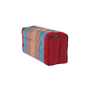 Lot 2 coussins yoga bourgogne bleu