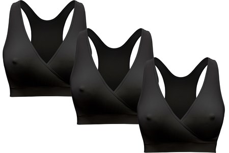 Lot de 3 brassières keep cool noir s