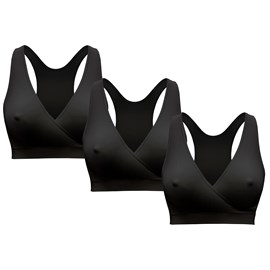 Lot de 3 brassières keep cool noir l
