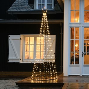 Sapin de noël illuminé - micro-led h.3m