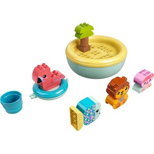 Duplo jouet de bain : l'île flottante de