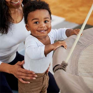 Balançoire nid lounge 110 cm sabl