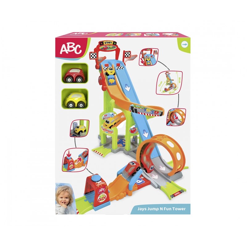 Abc piste de voiture jays jump n fun tow