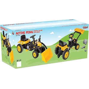 Tracteur à pédales avec pelle de chargem