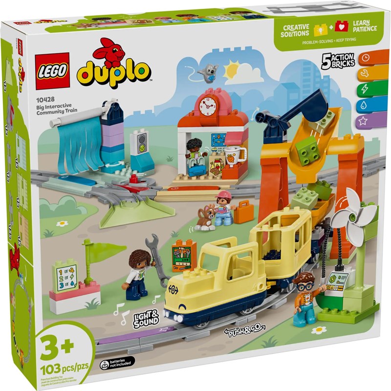 Lego duplo - grand train interactif - 10428