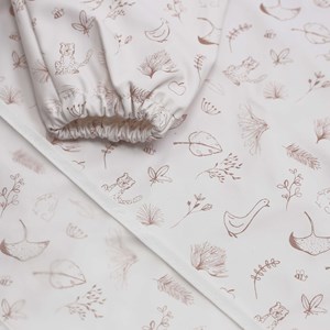 Bavoir tablier à manche longues ecru