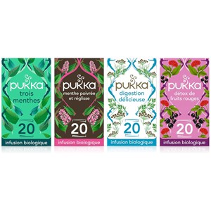 Pukka, pack routine détox infusions bio