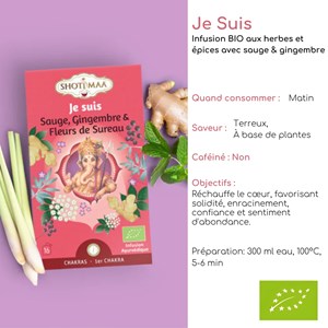 4 tisanes bio - routine quotidienne
