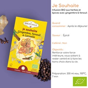 4 tisanes bio - routine quotidienne