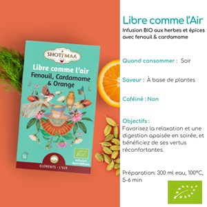 4 tisanes bio - routine quotidienne