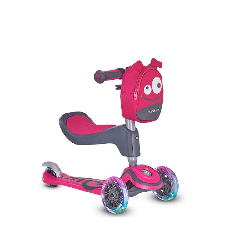 Trottinette enfant 3-en-1 t1 rose