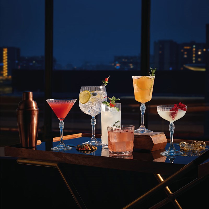 Boîte de 4 gobelets america forme basse