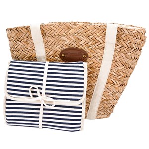 Sac de plage pique-nique lin 4p