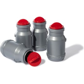 Rollymilk lot de 4 pots à lait pour trac