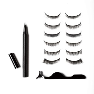 6 paires de faux cils magnetiques