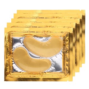 10 patchs yeux crystal gold