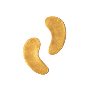 10 patchs yeux crystal gold