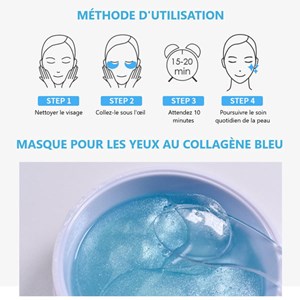 Patch yeux  blueberry collagen 60 pièces