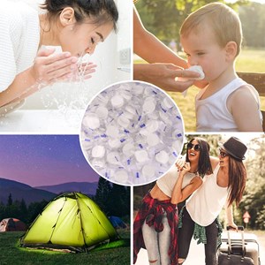 Lingette effervescente