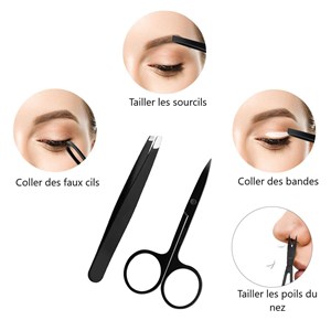 Set epilation sourcils