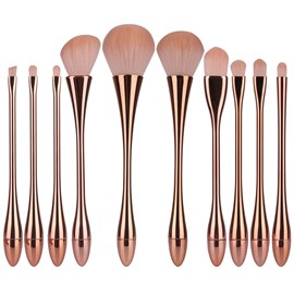 Set de 10 pinceaux a maquillage