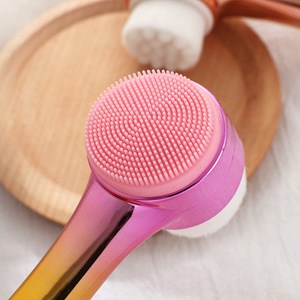 Brosse double face nettoyante