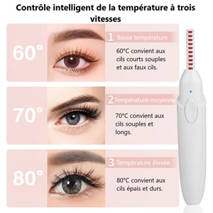 Recourbe cils chauffants
